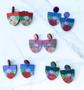 Retro Floral Postbacks: Click Drop Down For Different Styles