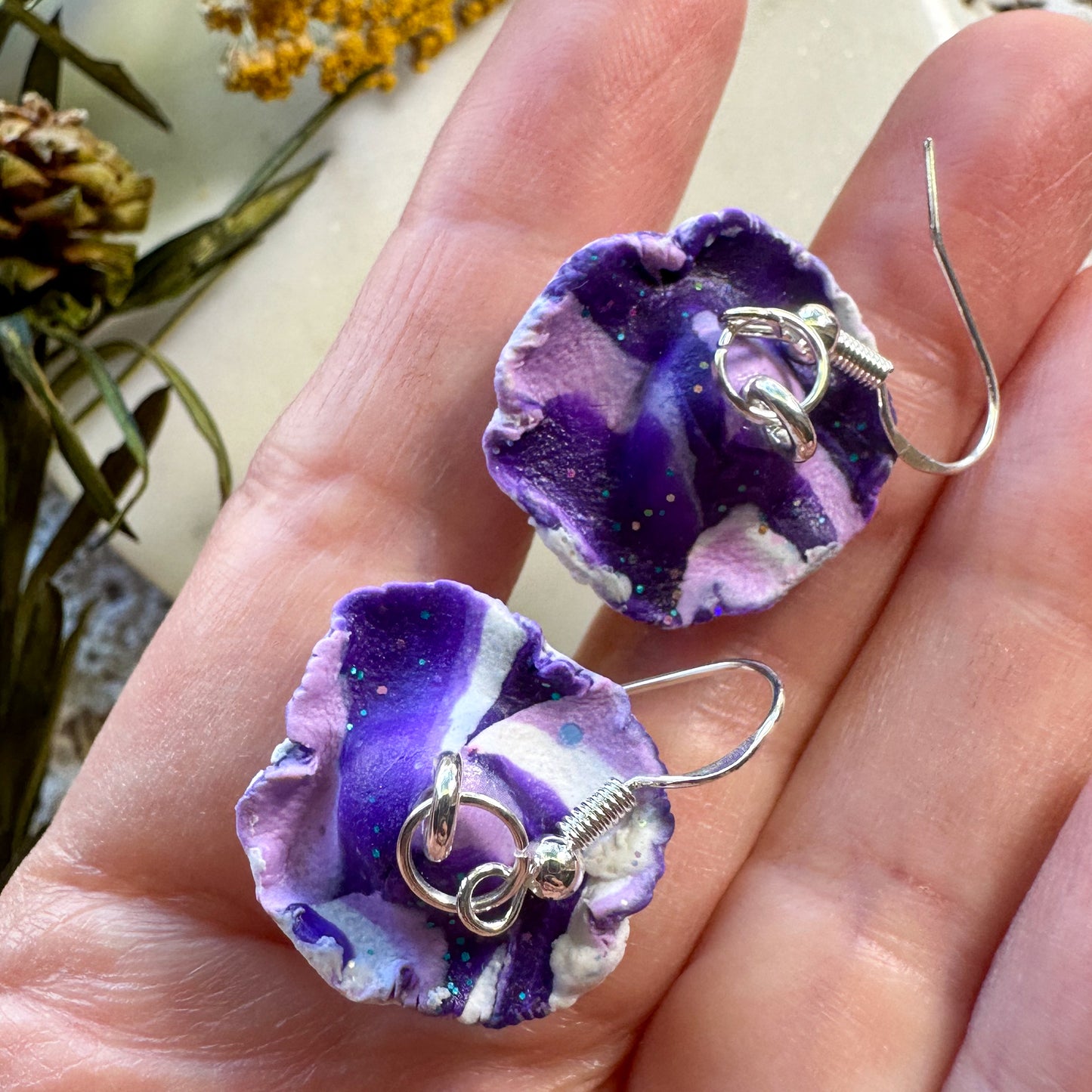 Mushroom Earrings: Click Drop Down For Different Styles