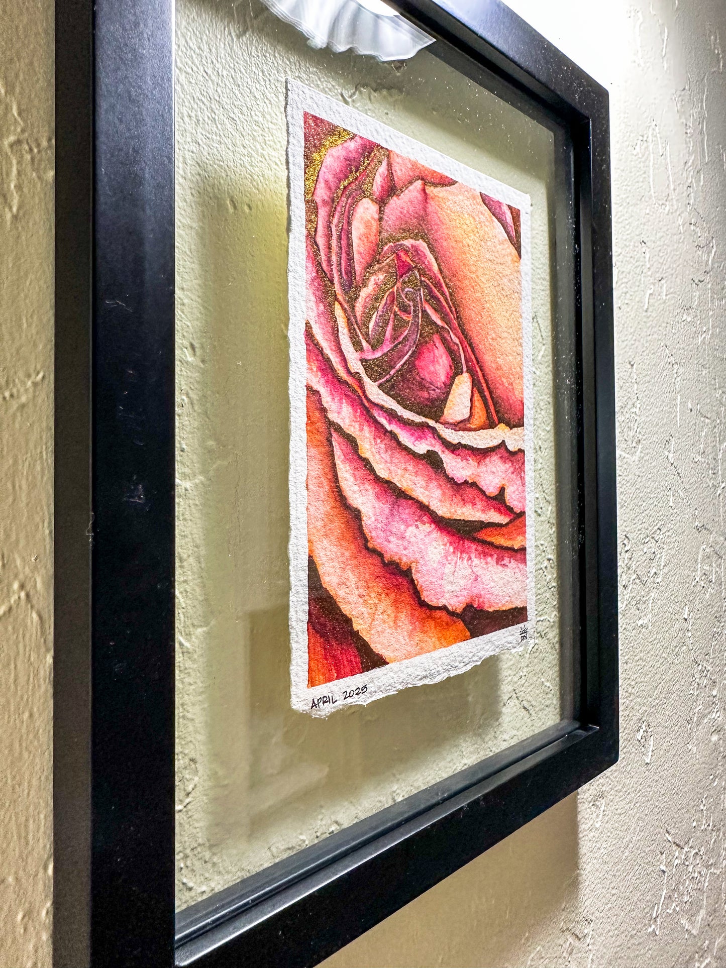 Sweetness & Strength: Framed Original Watercolor