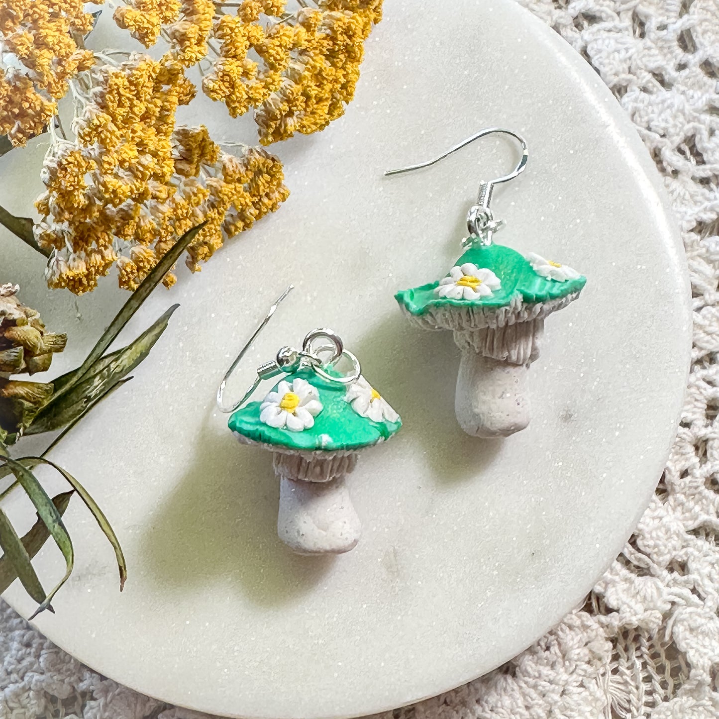 Mushroom Earrings: Click Drop Down For Different Styles