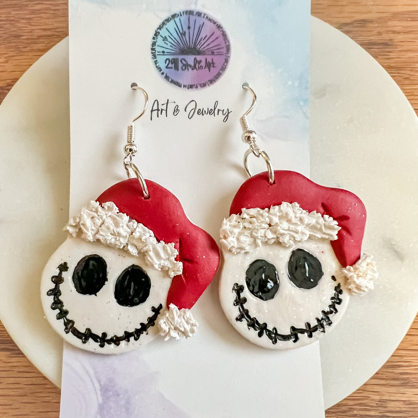Christmas Clay Earrings