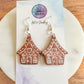 Christmas Clay Earrings