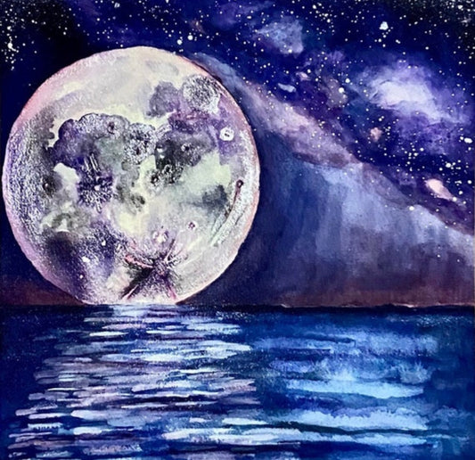 Super Moon: Color Photo Print