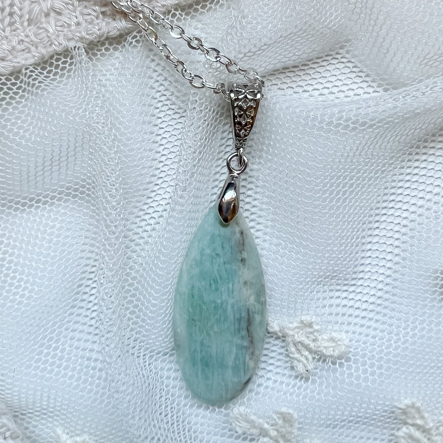 Genuine Hemamorphite Pendant Necklaces