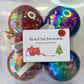 Classic Christmas: Red & Green Alcohol Ink Aura Ornaments